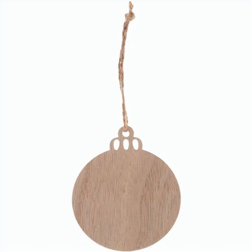 Weihnachtsbaum-Anhänger, Kugel Rosvik (Art.-Nr. CA738668) - Weihnachtsbaumschmuck aus Holz mit...