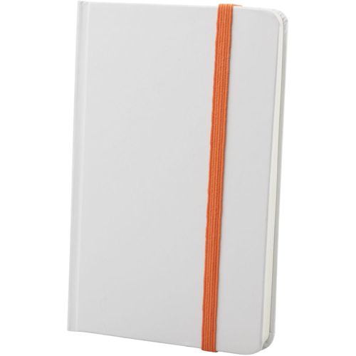 Notizbuch Yakis (Art.-Nr. CA742135) - B7 Notizbuch mit weißem Karton-Einband,...