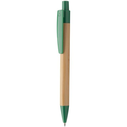 Bambus-Kugelschreiber Colothic (Art.-Nr. CA744782) - Bambus-Kugelschreiber mit Kunststoffclip...