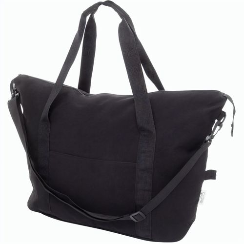 Recycelten Canvas Reisetasche Rebyss Travel (Art.-Nr. CA744814) - Reise-/Sporttasche aus recycelten...