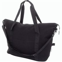 Recycelten Canvas Reisetasche Rebyss Travel (Schwarz) (Art.-Nr. CA744814)