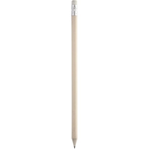 Bleistift Godiva (Art.-Nr. CA745257) - Holzbleistift (HB) mit Radiergummi,...
