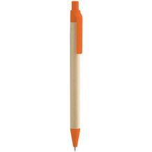 Kugelschreiber Plarri (orange, natur) (Art.-Nr. CA745924)