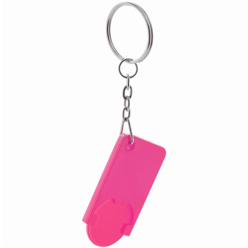 Schlüsselanhänger Beka (Art.-Nr. CA746314) - Schlüsselanhänger mit Einkaufswagen-Ch...