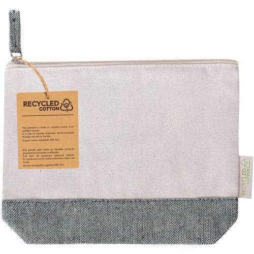 Kosmetiktasche Velerox (Art.-Nr. CA766830) - Zweifarbige Kosmetiktasche aus recycelte...