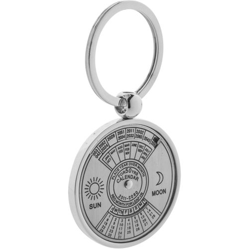 Schlüsselanhänger Eternity (Art.-Nr. CA769912) - Metall-Schlüsselanhänger mit drehbarem...