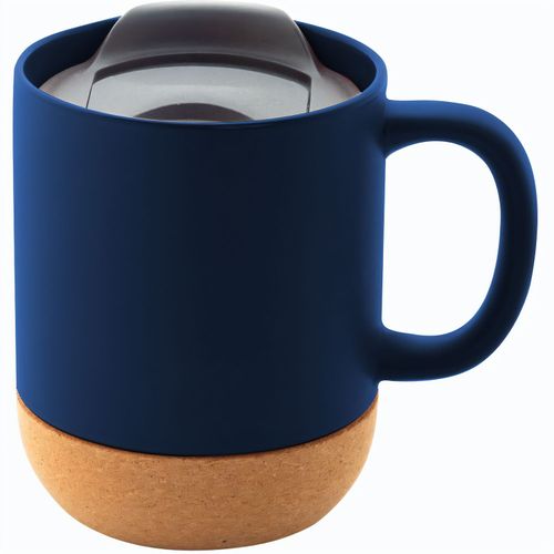 Tasse Komagu (Art.-Nr. CA782450) - Hochwertige Keramiktasse mit Naturkorkbo...