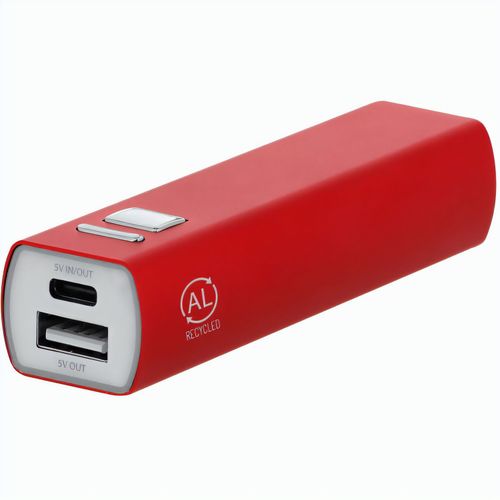 Powerbank Serdinam (Art.-Nr. CA783193) - Powerbank aus recyceltem Aluminium mit...