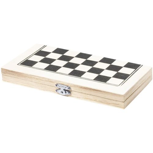 Schach-Set Blitz (Art.-Nr. CA784836) - Schach-Set aus Holz mit falbarem Brett...