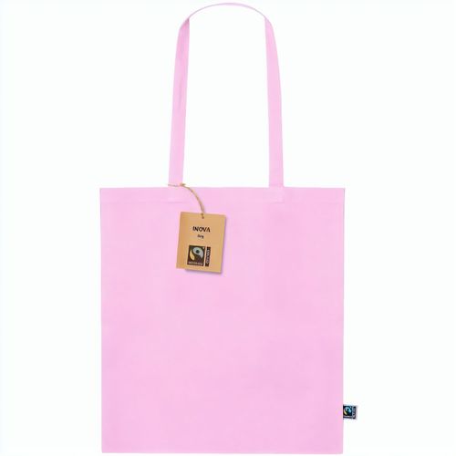 Fairtrade Einkaufstasche Inova (Art.-Nr. CA794984) - Farbige Einkaufstasche mit langen...