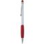 Touchpen mit Kugelschreiber  Sagurwhite (rot, weiß) (Art.-Nr. CA806722)