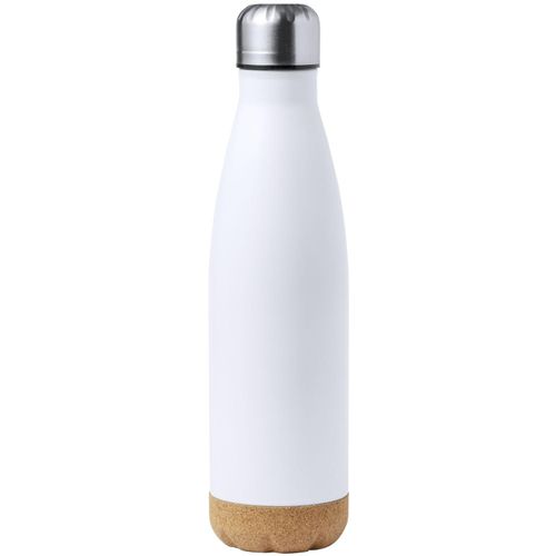 Edelstahl-Trinkflasche Kraten (Art.-Nr. CA811484) - Edelstahl-Trinkflasche mit Boden aus...