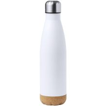 Edelstahl-Trinkflasche Kraten (weiß) (Art.-Nr. CA811484)