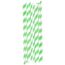 Trinkhalm-Set StriStraw (grün, weiß) (Art.-Nr. CA814199)