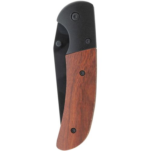 Taschenmesser Dertam (Art.-Nr. CA816686) - Taschenmesser aus Edelstahl mit Holzgrif...