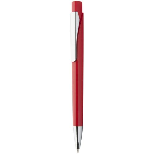 Kugelschreiber Silter (Art.-Nr. CA817372) - Kunststoff-Kugelschreiber mit silbernem...