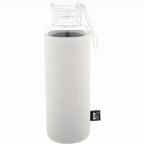 Flasche aus recyceltem Glas Vitrem (Art.-Nr. CA827141) - Flasche aus recyceltem Glas mit Deckel...