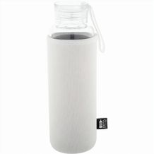 Flasche aus recyceltem Glas Vitrem (weiß) (Art.-Nr. CA827141)