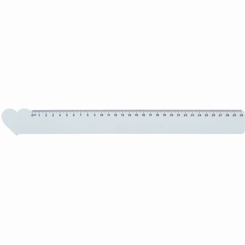 Lineal Herz, 30 cm Couler 30 (Art.-Nr. CA830576) - Flexibles Kunststofflineal (30 cm) mit...