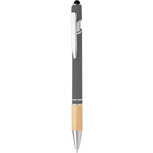 Touchpen mit Kugelschreiber Bonnel (Art.-Nr. CA833596) - Aluminium-Kugelschreiber/Touchpen mit...