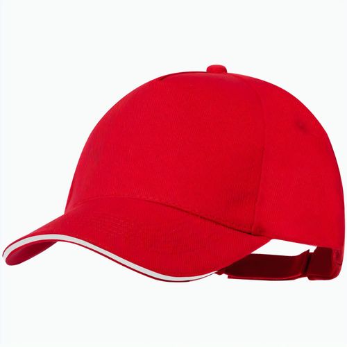 RPET Baseball-Cap Sandrok (Art.-Nr. CA836291) - 5-Panel Baseball-Cap aus RPET Polyester...