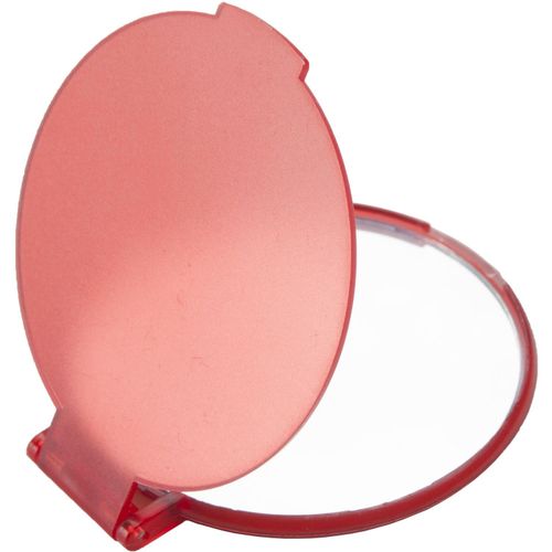 Taschenspiegel Thiny (Art.-Nr. CA845987) - Transparenter Rundspiegel aus Kunststoff...