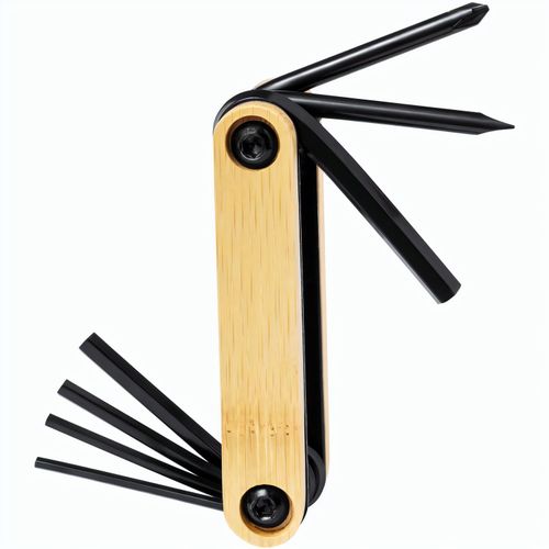 Multitool Ruselton (Art.-Nr. CA859249) - Multitool aus schwarzem Karbonstahl mit...