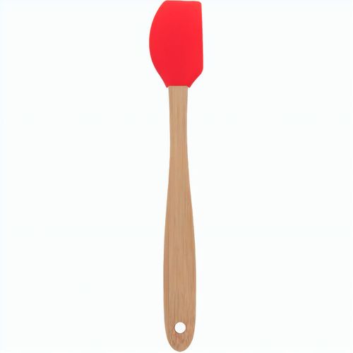 Backspachtel Spatuboo (Art.-Nr. CA861421) - Silikon-Backspatel mit Bambusgriff.