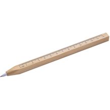 Kugelschreiber mit Lineal Burnham (natur) (Art.-Nr. CA871369)