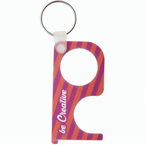 Hygiene-Schlüssel NoTouch Creative (Art.-Nr. CA874297) - Hygiene-Schlüssel aus Acryl mit individ...