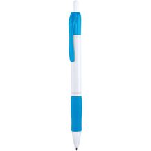 Kugelschreiber Zufer (hellblau, weiß) (Art.-Nr. CA874598)