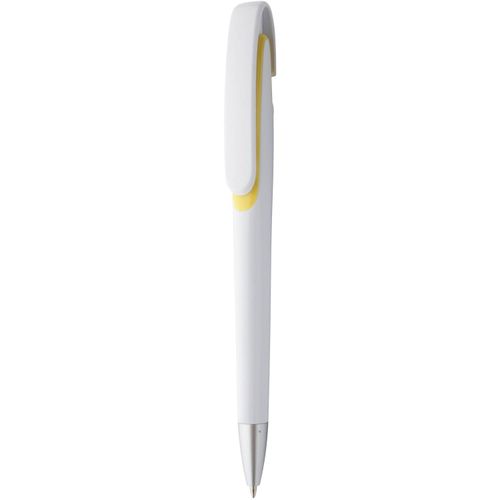 Kugelschreiber Klinch (Art.-Nr. CA879683) - Kunststoff-Kugelschreiber mit silberner...