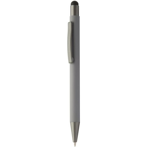 Touchpen mit Kugelschreiber Hevea (Art.-Nr. CA880688) - Aluminium-Kugelschreiber mit Touchpen...