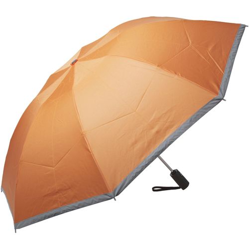 Reflektierender Regenschirm Thunder (Art.-Nr. CA881408) - Vollautomatischer Windproof-Taschenschir...