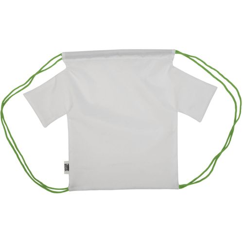 Individueller Turnbeutel CreaDraw T Kids RPET (Art.-Nr. CA883120) - Individuelles Turnbeutel in T-Shirt-Form...