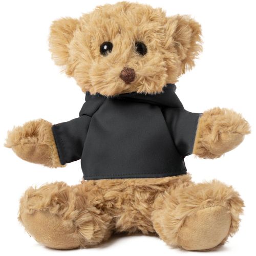 Teddybär Loony (Art.-Nr. CA902936) - Plüsch-Teddybär mit bedruckbarem Kapuz...