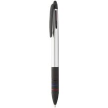 Touchpen mit Kugelschreiber Trime (silber, schwarz) (Art.-Nr. CA904266)