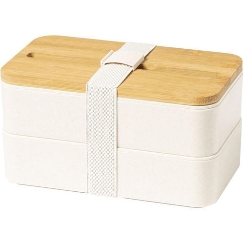 Lunchbox Graftan (Art.-Nr. CA916534) - Lunchbox aus PP-Kunststoff mit Besteckse...