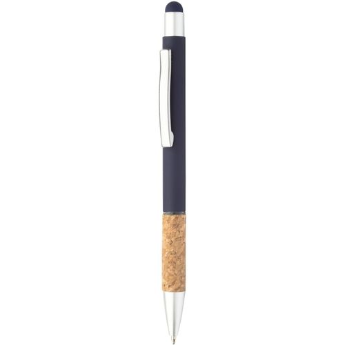 Touchpen mit Kugelschreiber Corbox (Art.-Nr. CA929755) - Kugelschreiber/Touchpen aus Aluminium...