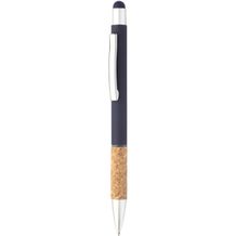 Touchpen mit Kugelschreiber Corbox (dunkelblau) (Art.-Nr. CA929755)