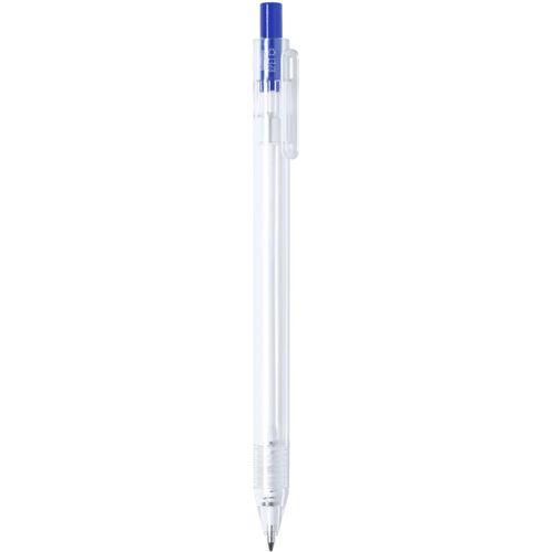 RPET Kugelschreiber Lester (Art.-Nr. CA934121) - Transparenter Kugelschreiber aus RPET-Ku...