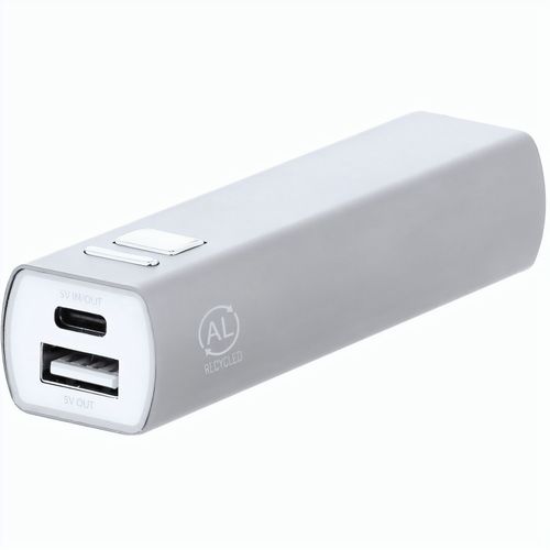 Powerbank Serdinam (Art.-Nr. CA942508) - Powerbank aus recyceltem Aluminium mit...