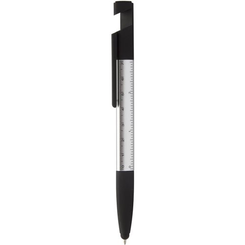 Touchpen mit Kugelschreiber Handy (Art.-Nr. CA945215) - 5in1 Kunststoffkugelschreiber mit...