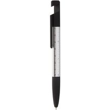 Touchpen mit Kugelschreiber Handy (schwarz, silber) (Art.-Nr. CA945215)
