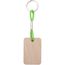 Individueller Schlüsselanhänger Woody Plus D (grün) (Art.-Nr. CA956837)