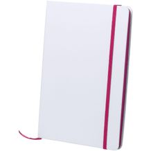 Notizbuch Kaffol (pink, weiß) (Art.-Nr. CA957064)