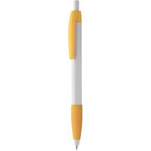 Kugelschreiber Snow panther (gelb, weiß) (Art.-Nr. CA959777)