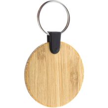 Bambus-Schlüsselanhänger, rund Bambry (natur) (Art.-Nr. CA961522)