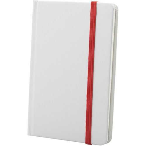 Notizbuch Yakis (Art.-Nr. CA971230) - B7 Notizbuch mit weißem Karton-Einband,...