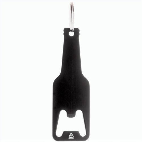 Schlüsselanhänger mit Flaschenöffner Kaipi (Art.-Nr. CA976128) - Flaschenöffner aus recyceltem Aluminium...